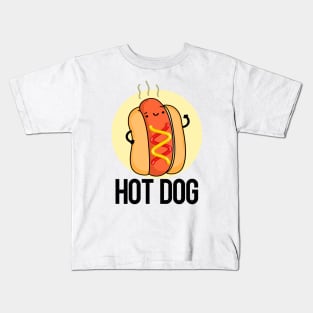 Hot Dog Funny Food Puns Kids T-Shirt